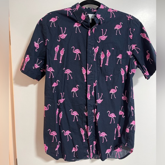 Old Navy Other - Men’s Flamingo Print Party Shirt
